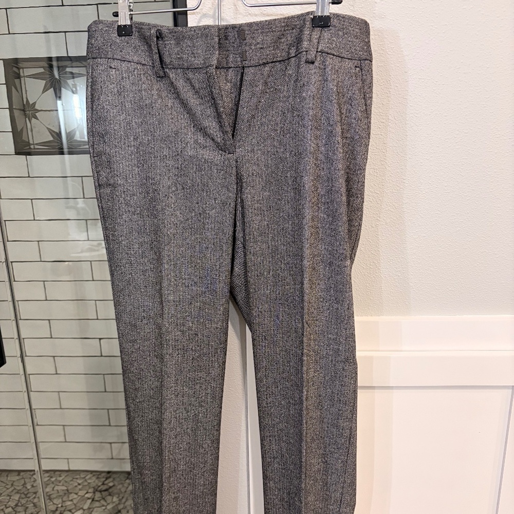 Herringbone weave pants